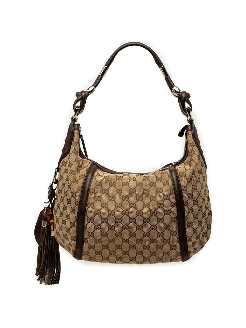 Gucci Gg Canvas Techno Horsebit Hobo #362648G76B